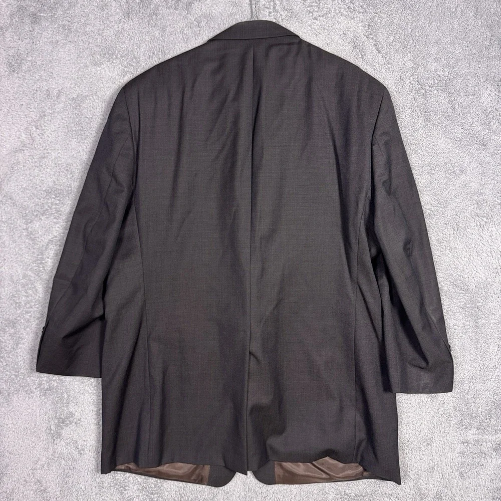 Ralph Lauren Blazer Men 48L Wool Suit Jacket 2 Button Vintage Chocolate Brown